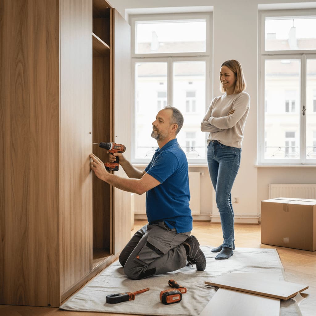 Umzug mit Montage in Wien